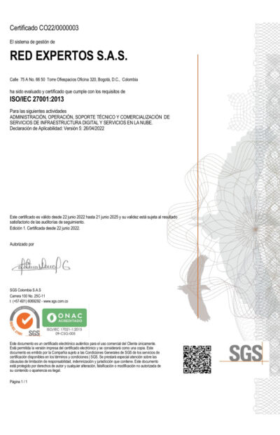 Copia de Copia de COBOG_000003_GenericCertificate_Final ISO 27001_2013